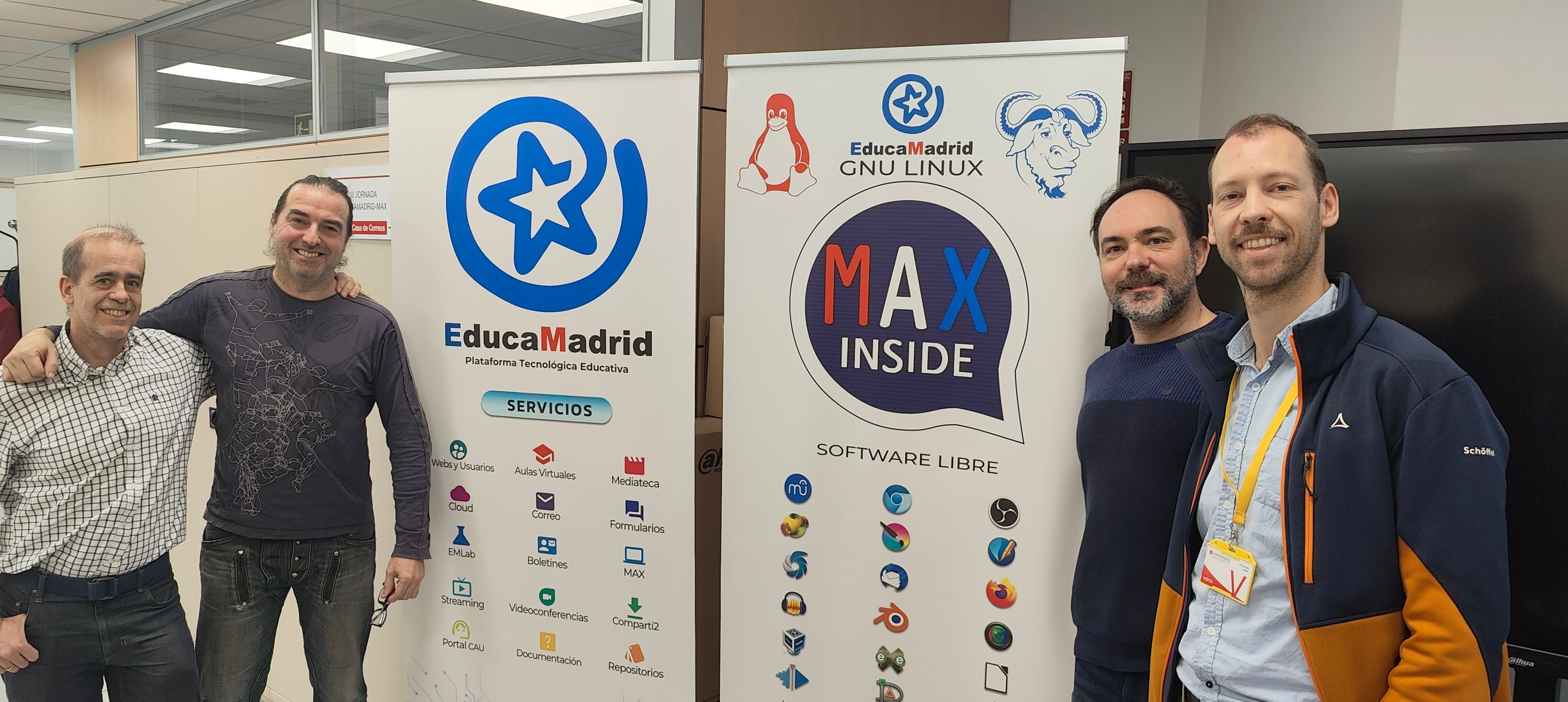Meeting with the MAX team in Madrid